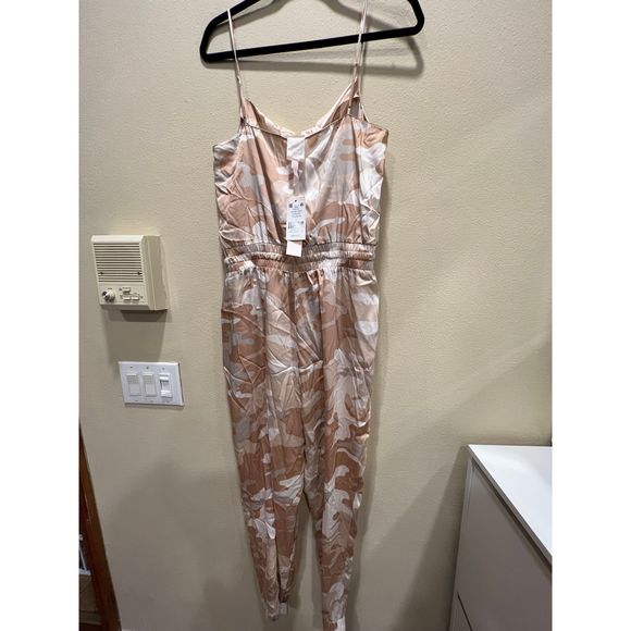 New *FLAW* Cinq a Sept Amia Jumpsuit Trawertine Multi Size L REVOLVE MSRP $395 - Picture 7 of 8